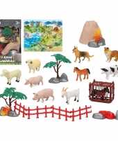 X plastic boerderij dieren speelgoed figuren kinderen 10187773