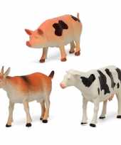 X plastic boerderij dieren speelgoed figuren kinderen 10207185